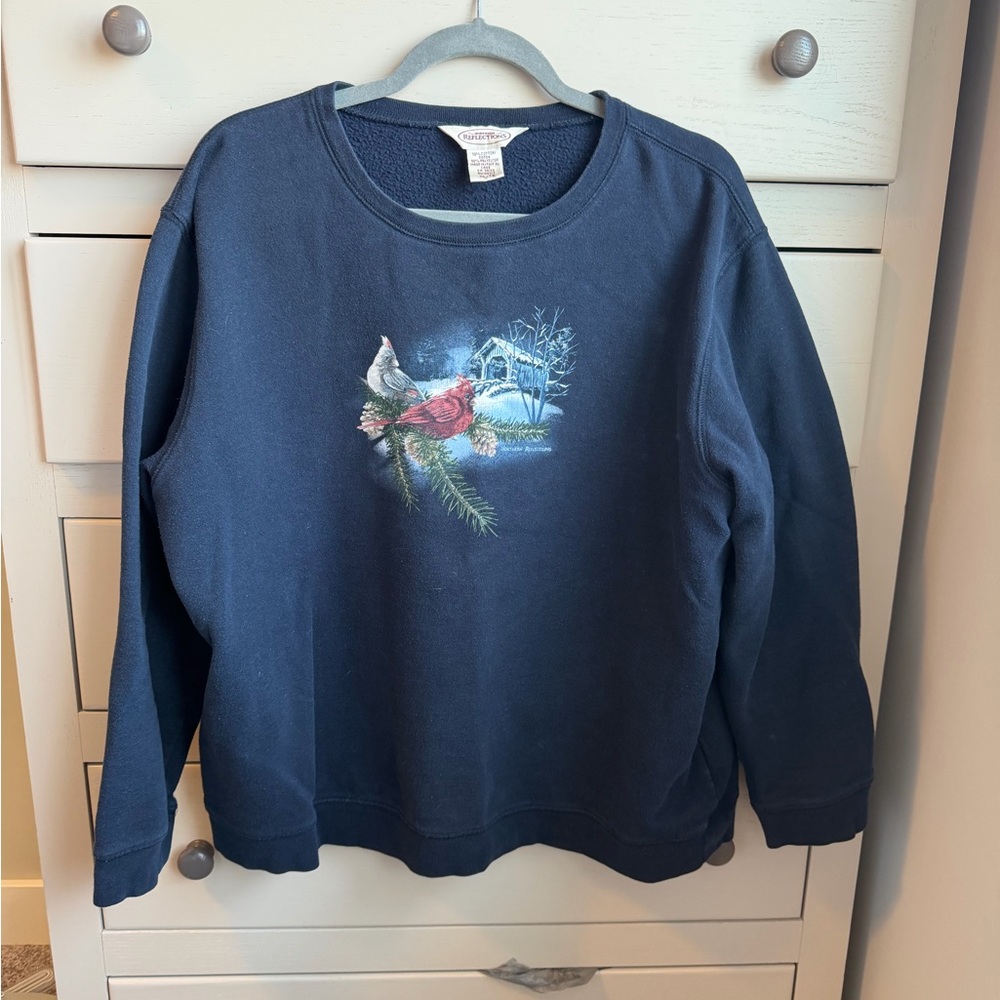 Vintage Northern Reflections Sweater with Cardinal Design - Picture 6 of 6